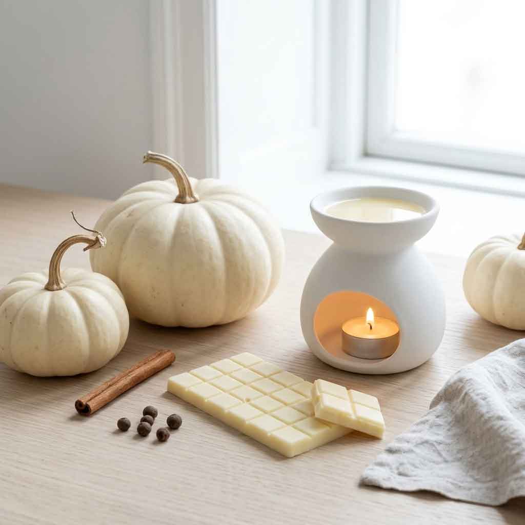 wax-melts-κολοκύθα-White-Pumpkin-–-Choco-Wax-Melts-The-Plant-Room