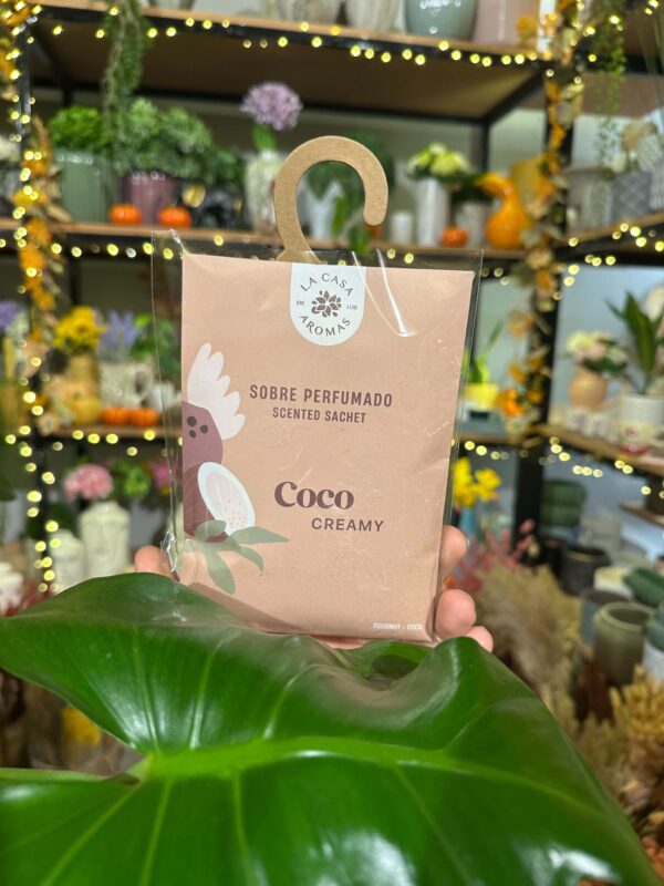 αρωματικό ντουλάπας coconut φακελάκι με κρεμάστρα, The Plant Room
